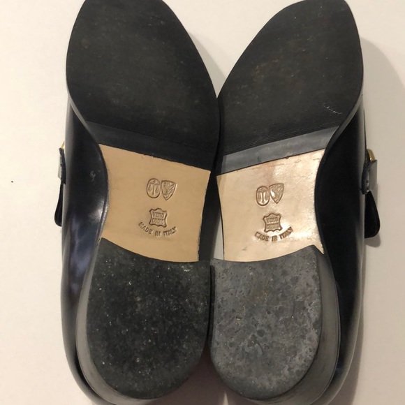 Vintage Brown’s black loafers with buckle made in Italy - Picture 4 of 12